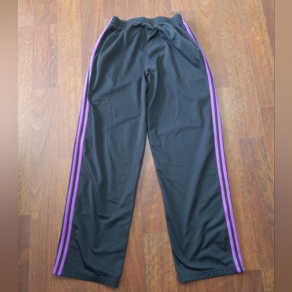 Ladies Adidas Purple & Gray Sweatpants - Picture 2 of 7
